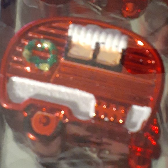 Set of 4 Christmas Elegance Camper Set NEW - Picture 2 of 2